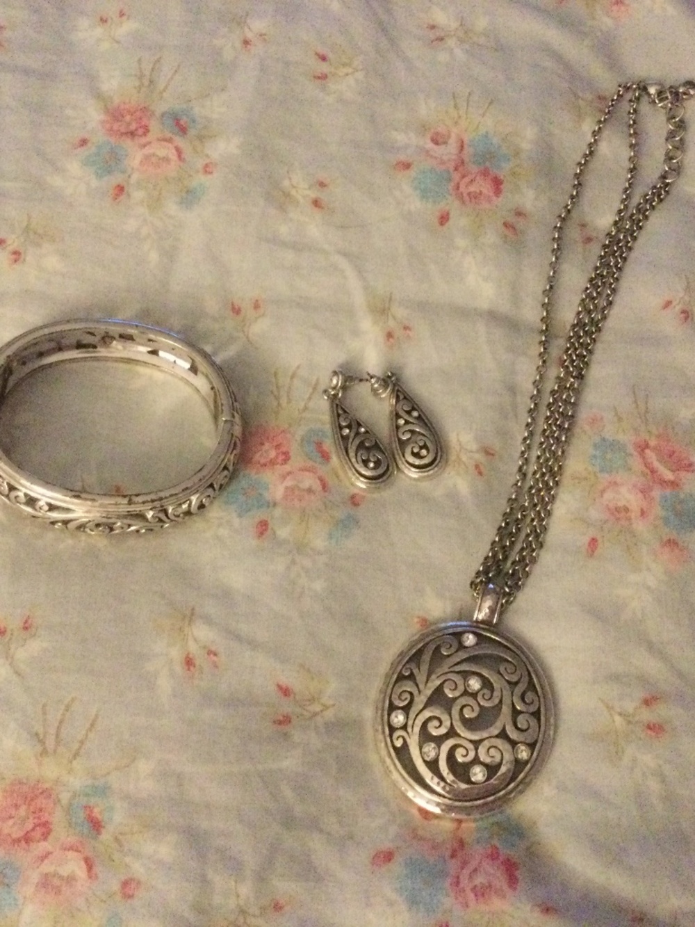 Brighton Scroll Bracelet, Necklace, Earring Set